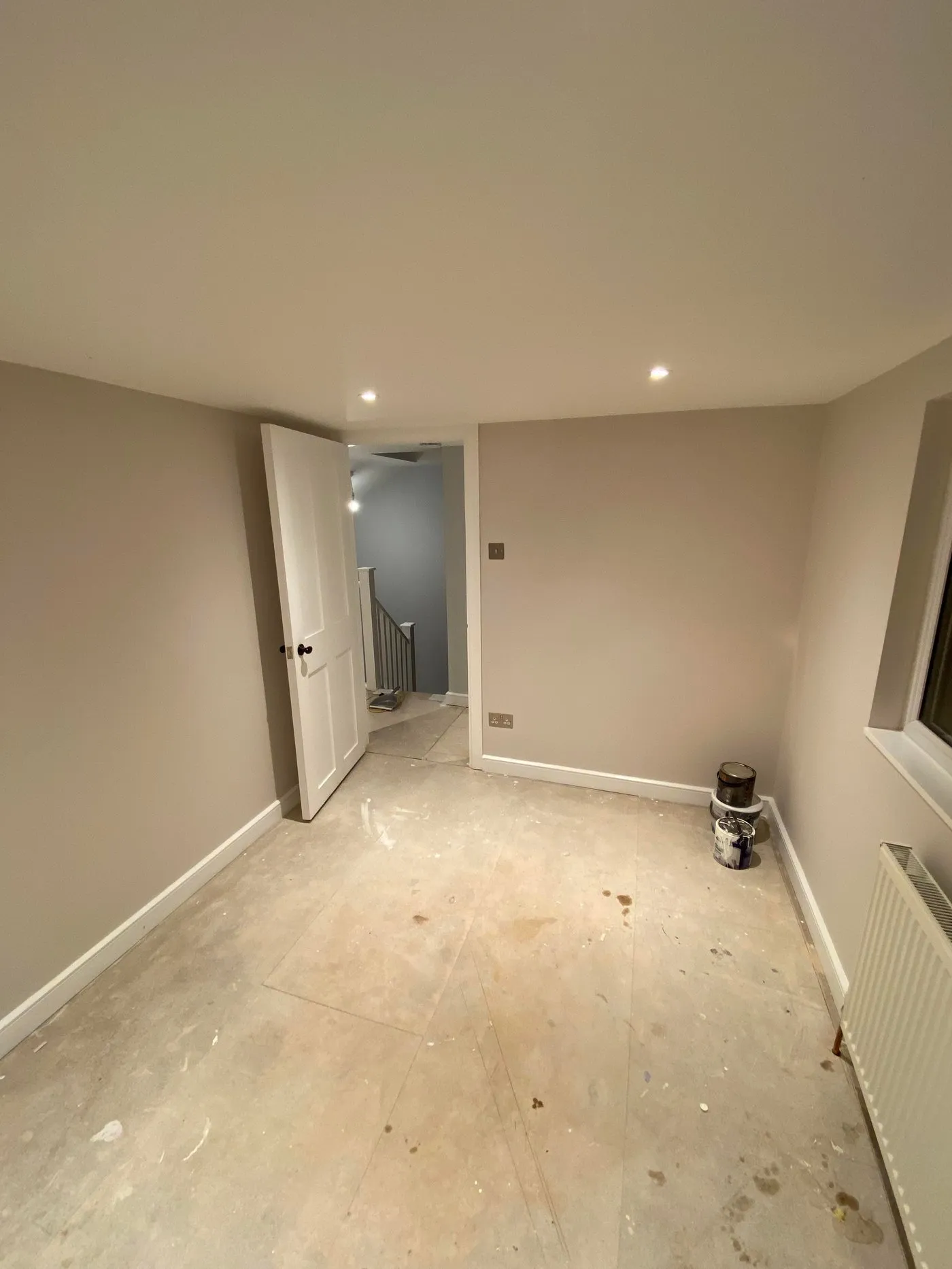 Painted room in a London property by Ferizi